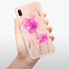 Odolné silikonové pouzdro iSaprio - Poppies 02 - Huawei P20 Lite