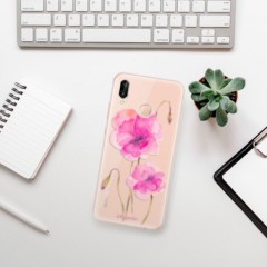 Odolné silikonové pouzdro iSaprio - Poppies 02 - Huawei P20 Lite