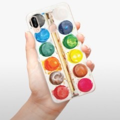 Odolné silikonové pouzdro iSaprio - Watercolors - Huawei P20 Lite