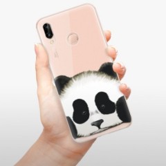 Odolné silikonové pouzdro iSaprio - Sad Panda - Huawei P20 Lite
