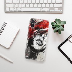 Plastové pouzdro iSaprio - Sketch Face - Xiaomi Mi 8 Pro