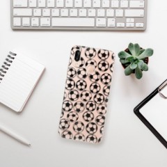 Odolné silikonové pouzdro iSaprio - Football pattern - black - Huawei P20 Lite