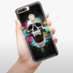 Odolné silikonové pouzdro iSaprio - Skull in Colors - Huawei Y6 Prime 2018