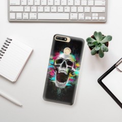 Odolné silikonové pouzdro iSaprio - Skull in Colors - Huawei Y6 Prime 2018