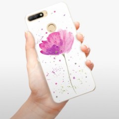 Odolné silikonové pouzdro iSaprio - Poppies - Huawei Y6 Prime 2018