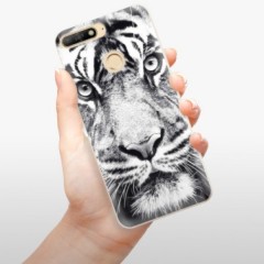 Odolné silikonové pouzdro iSaprio - Tiger Face - Huawei Y6 Prime 2018