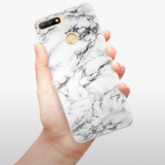 Odolné silikonové pouzdro iSaprio - White Marble 01 - Huawei Y6 Prime 2018
