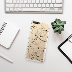 Odolné silikonové pouzdro iSaprio - Fancy - black - Huawei Y6 Prime 2018