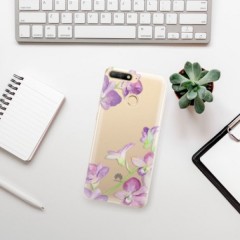 Odolné silikonové pouzdro iSaprio - Purple Orchid - Huawei Y6 Prime 2018