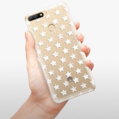 Odolné silikonové pouzdro iSaprio - Stars Pattern - white - Huawei Y6 Prime 2018