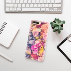 Odolné silikonové pouzdro iSaprio - Beauty Flowers - Huawei Y6 Prime 2018