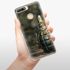 Odolné silikonové pouzdro iSaprio - Grenade - Huawei Y6 Prime 2018