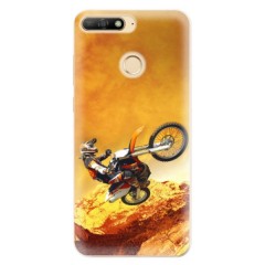 Odolné silikonové pouzdro iSaprio - Motocross - Huawei Y6 Prime 2018