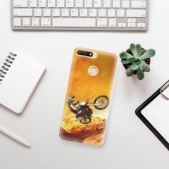 Odolné silikonové pouzdro iSaprio - Motocross - Huawei Y6 Prime 2018