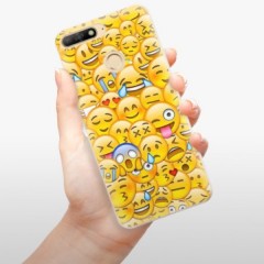 Odolné silikonové pouzdro iSaprio - Emoji - Huawei Y6 Prime 2018