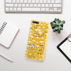 Odolné silikonové pouzdro iSaprio - Emoji - Huawei Y6 Prime 2018