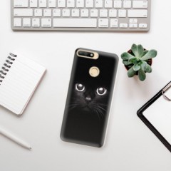 Odolné silikonové pouzdro iSaprio - Black Cat - Huawei Y6 Prime 2018
