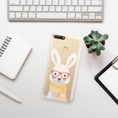 Odolné silikonové pouzdro iSaprio - Smart Rabbit - Huawei Y6 Prime 2018