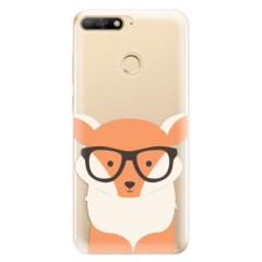 Odolné silikonové pouzdro iSaprio - Orange Fox - Huawei Y6 Prime 2018