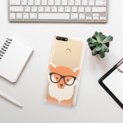 Odolné silikonové pouzdro iSaprio - Orange Fox - Huawei Y6 Prime 2018