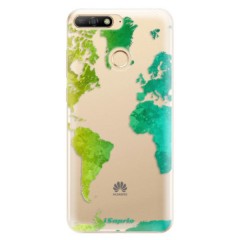 Odolné silikonové pouzdro iSaprio - Cold Map - Huawei Y6 Prime 2018