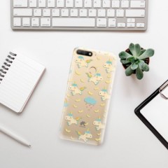 Odolné silikonové pouzdro iSaprio - Unicorn pattern 01 - Huawei Y6 Prime 2018