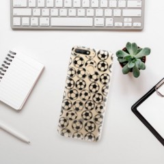 Odolné silikonové pouzdro iSaprio - Football pattern - black - Huawei Y6 Prime 2018