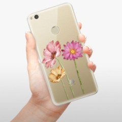Odolné silikonové pouzdro iSaprio - Three Flowers - Huawei P9 Lite 2017