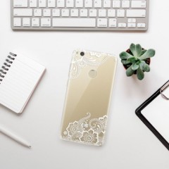 Odolné silikonové pouzdro iSaprio - White Lace 02 - Huawei P9 Lite 2017