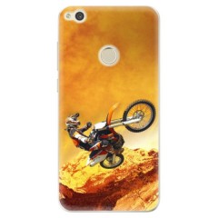 Odolné silikonové pouzdro iSaprio - Motocross - Huawei P9 Lite 2017