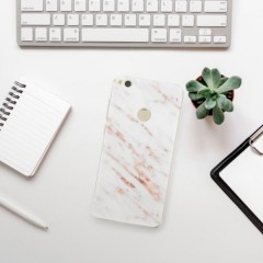 Odolné silikonové pouzdro iSaprio - Rose Gold Marble - Huawei P9 Lite 2017