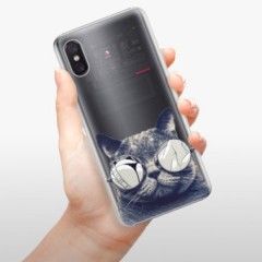 Plastové pouzdro iSaprio - Crazy Cat 01 - Xiaomi Mi 8 Pro