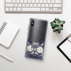 Plastové pouzdro iSaprio - Crazy Cat 01 - Xiaomi Mi 8 Pro