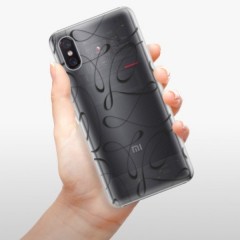 Plastové pouzdro iSaprio - Fancy - black - Xiaomi Mi 8 Pro