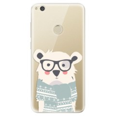 Odolné silikonové pouzdro iSaprio - Bear with Scarf - Huawei P9 Lite 2017