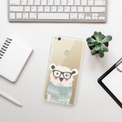 Odolné silikonové pouzdro iSaprio - Bear with Scarf - Huawei P9 Lite 2017
