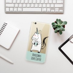 Odolné silikonové pouzdro iSaprio - Unicorns Love Coffee - Huawei P9 Lite 2017