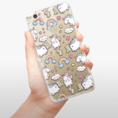 Odolné silikonové pouzdro iSaprio - Unicorn pattern 02 - Huawei P9 Lite 2017