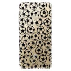 Odolné silikonové pouzdro iSaprio - Football pattern - black - Huawei P9 Lite 2017