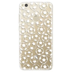 Odolné silikonové pouzdro iSaprio - Football pattern - white - Huawei P9 Lite 2017