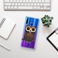 Odolné silikonové pouzdro iSaprio - Owl And Coffee - Huawei Honor 20 Lite