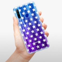 Odolné silikonové pouzdro iSaprio - Stars Pattern - white - Huawei Honor 20 Lite