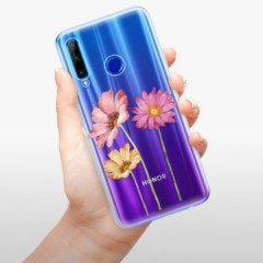 Odolné silikonové pouzdro iSaprio - Three Flowers - Huawei Honor 20 Lite