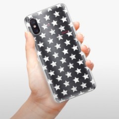 Plastové pouzdro iSaprio - Stars Pattern - white - Xiaomi Mi 8 Pro