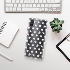 Plastové pouzdro iSaprio - Stars Pattern - white - Xiaomi Mi 8 Pro