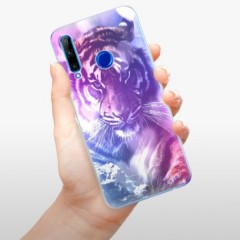 Odolné silikonové pouzdro iSaprio - Purple Tiger - Huawei Honor 20 Lite