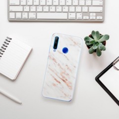 Odolné silikonové pouzdro iSaprio - Rose Gold Marble - Huawei Honor 20 Lite