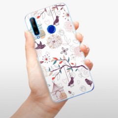 Odolné silikonové pouzdro iSaprio - Birds - Huawei Honor 20 Lite