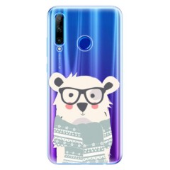 Odolné silikonové pouzdro iSaprio - Bear with Scarf - Huawei Honor 20 Lite