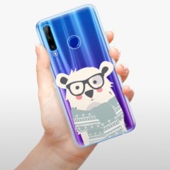 Odolné silikonové pouzdro iSaprio - Bear with Scarf - Huawei Honor 20 Lite